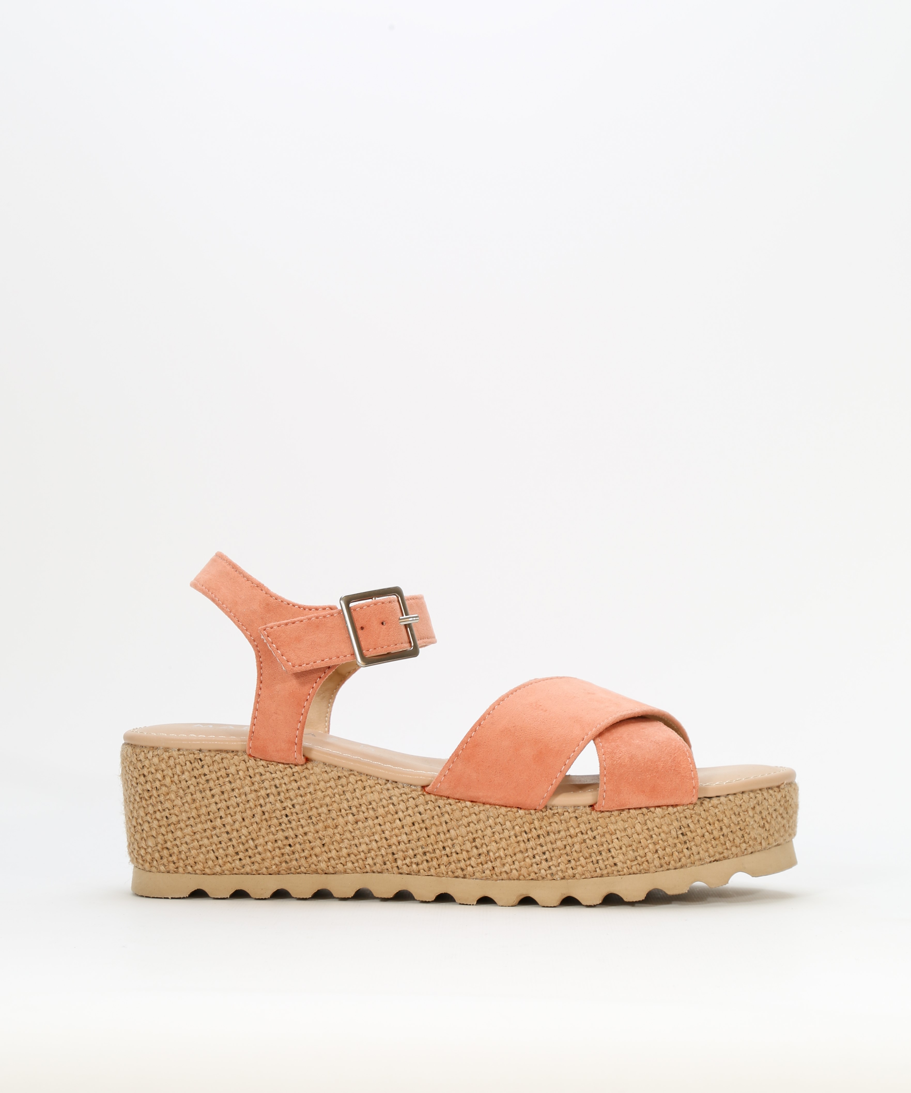 Sandalias esparto tiras cruzadas